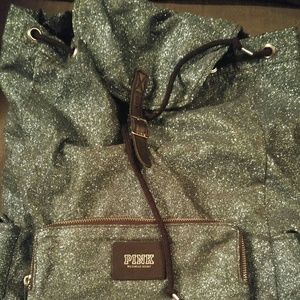 Victory Secret Pink Sparkle backpack
